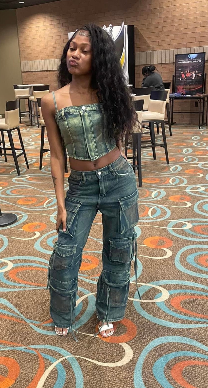 Cargo Jeans 2piece