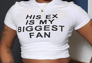 His ex Crop top