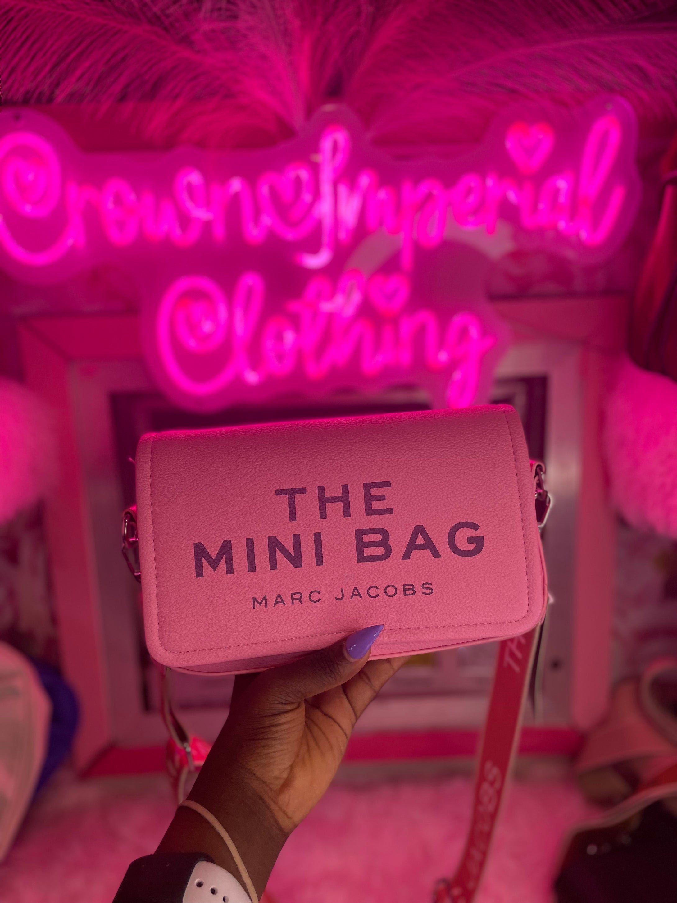 Light pink mini bag